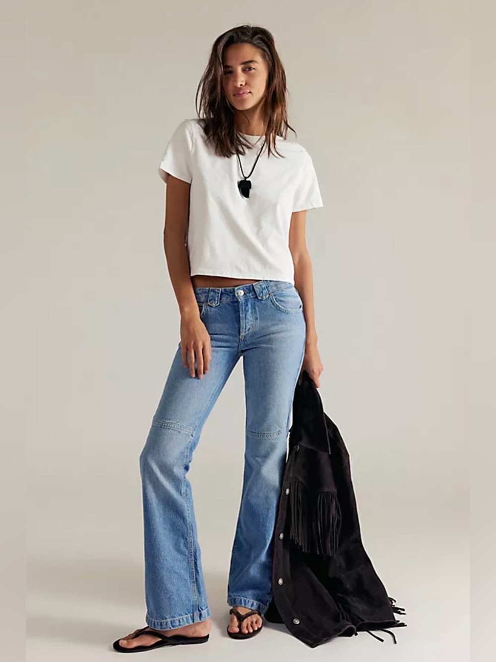 FREE PEOPLE x We The Free Flora Low-Rise Bootcut Jeans size 29